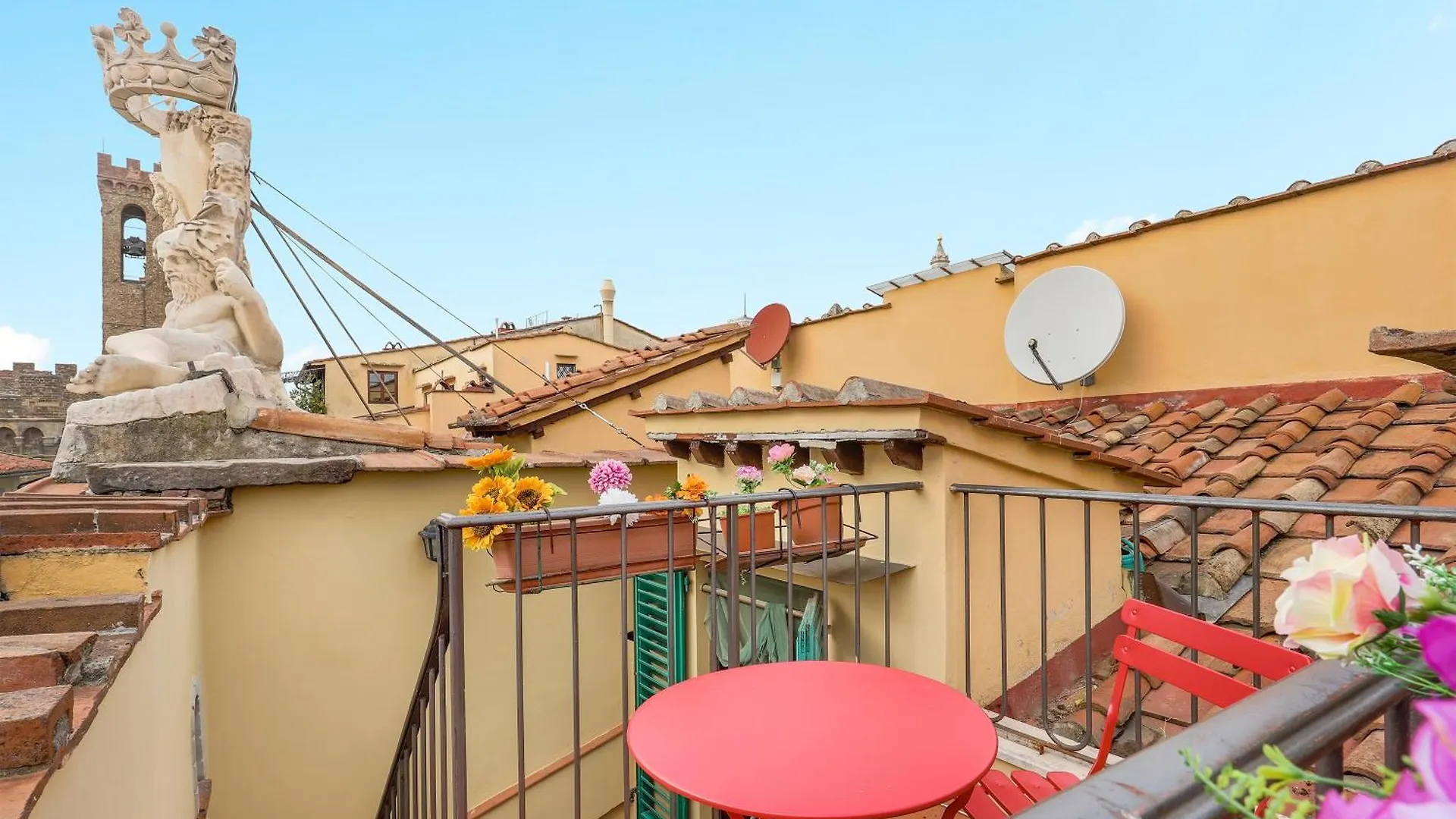 Palazzo Borghese Apartment With Panoramic Terrace Florence